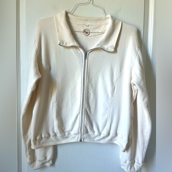 Life is Long get comfortable jacket. 100% cotton, made in USA - Picture 1 of 7